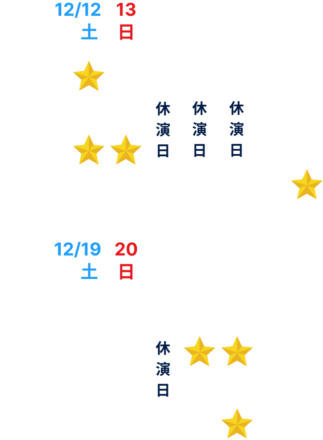 12月12日〜12月25日